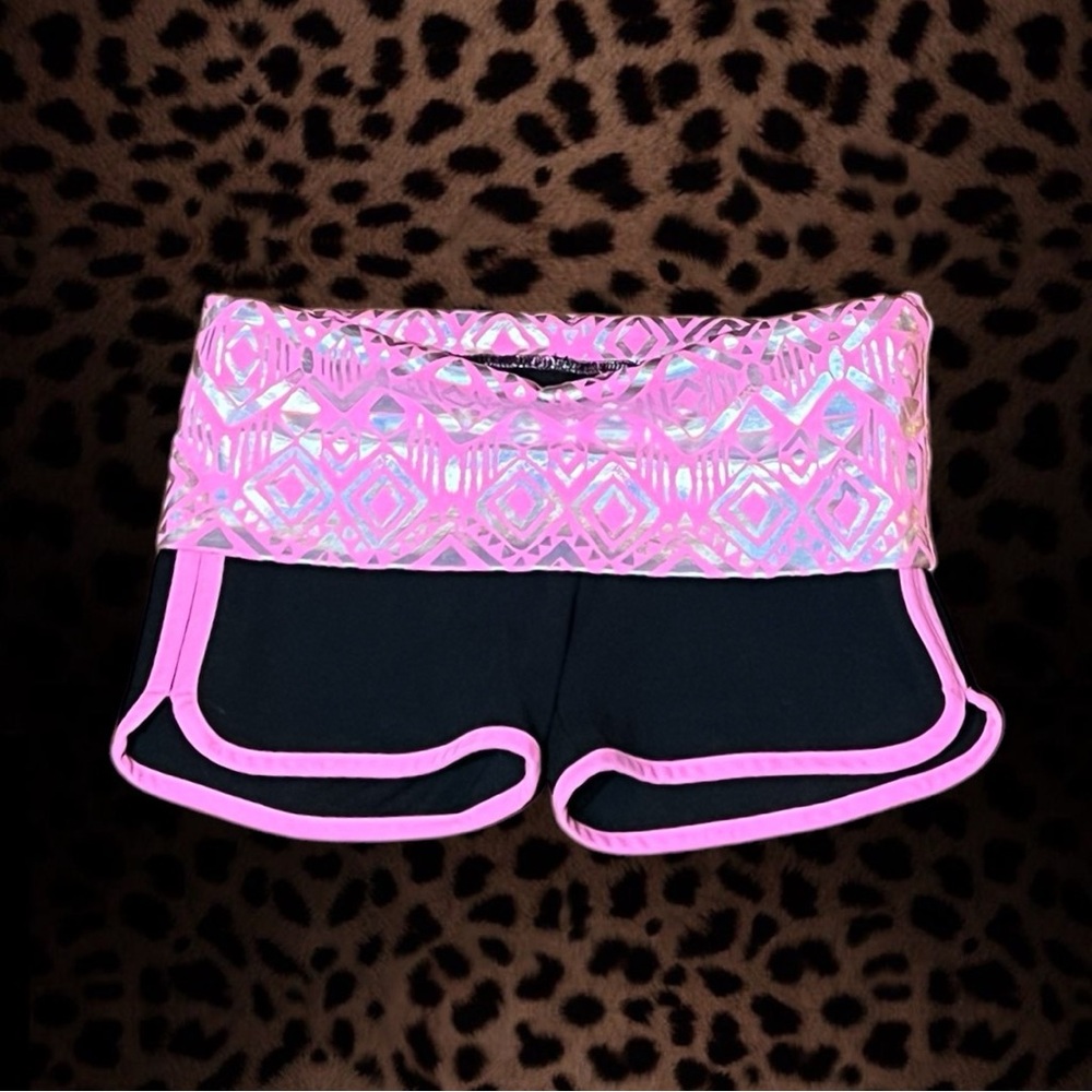 Y2k Victoria Secret Pink vintage fold over shorts